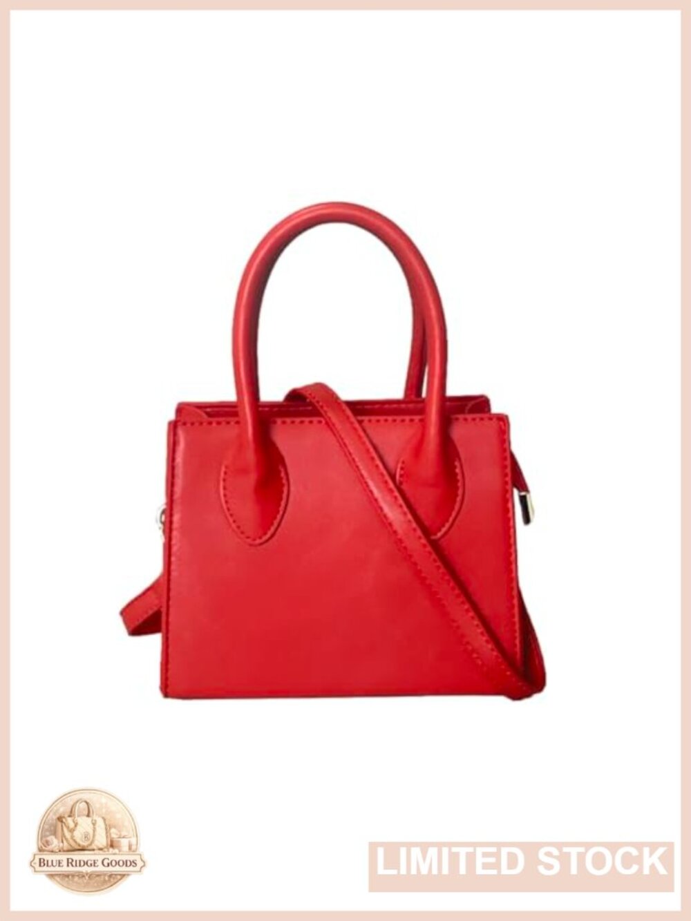 PU Leather Crossbody Bag Mini Purse Convertible Handbag Adjustable Strap